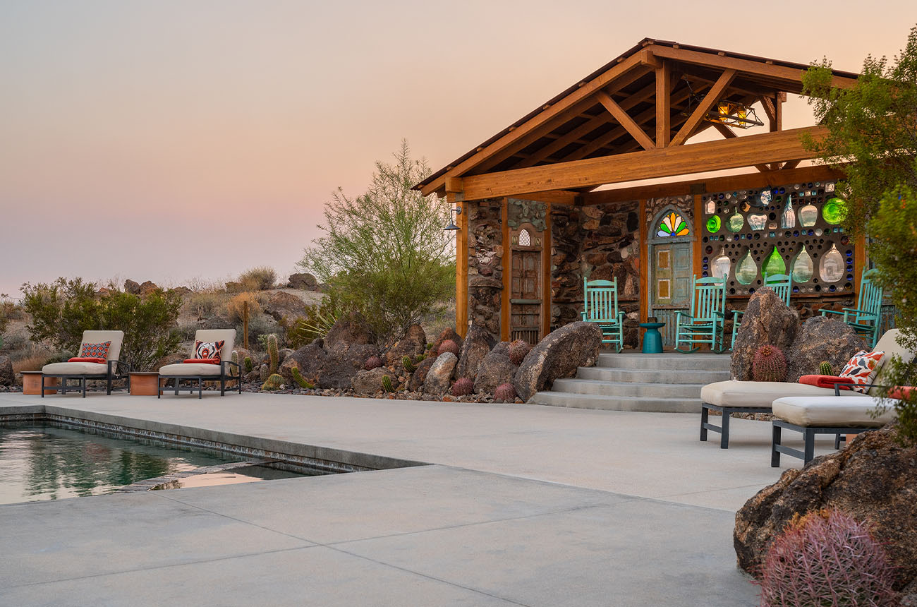 Palm Springs Life - Mojave Rock Ranch Plays Host to Natural Cactus Garden Setting