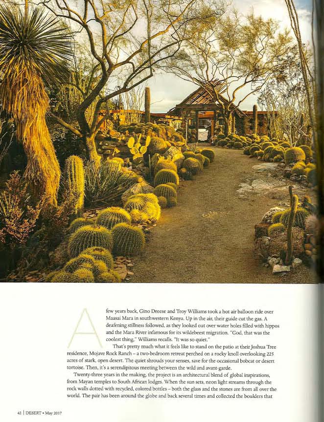 DESERT MAGAZINE - Out of Africa